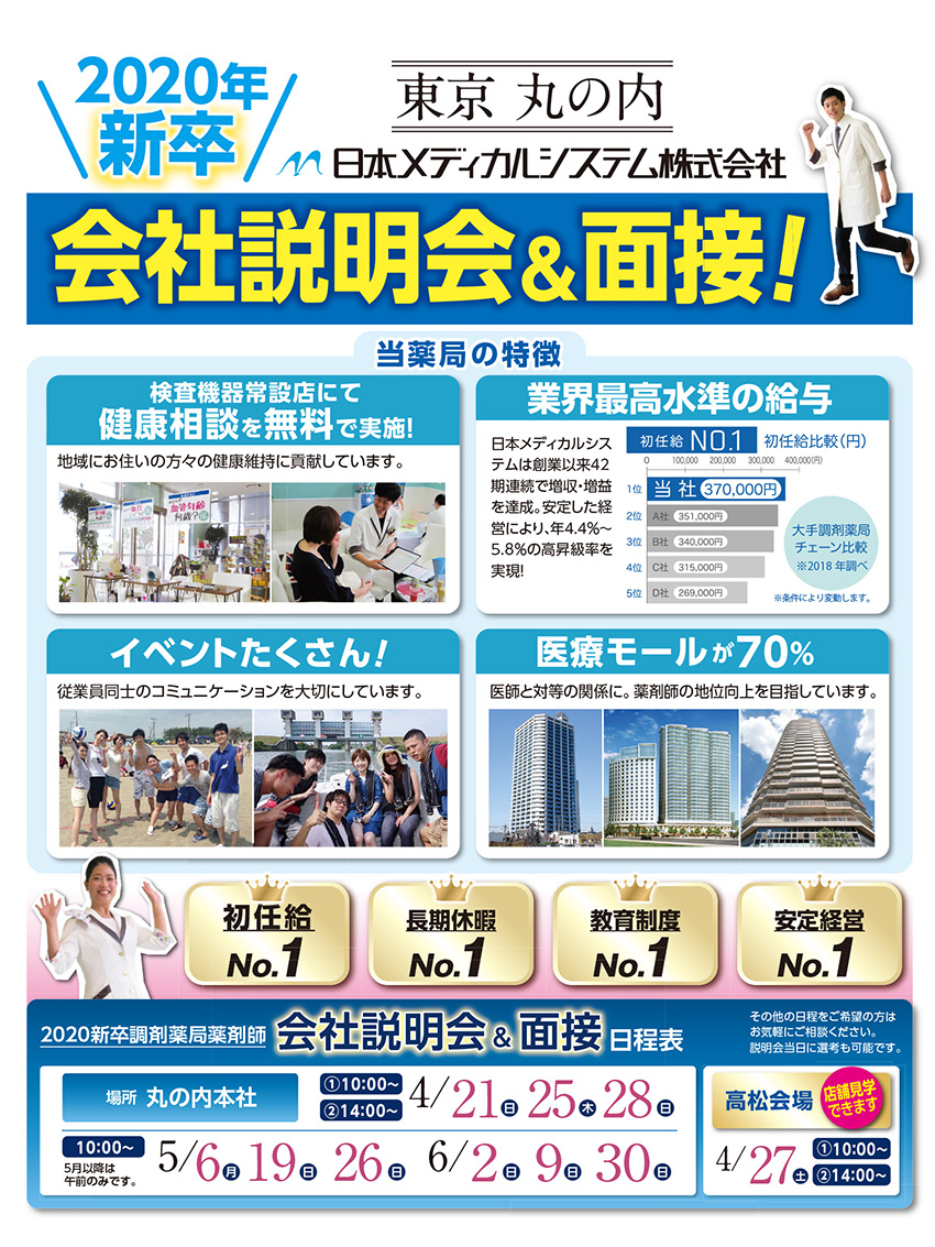 会社説明会スケジュール画像