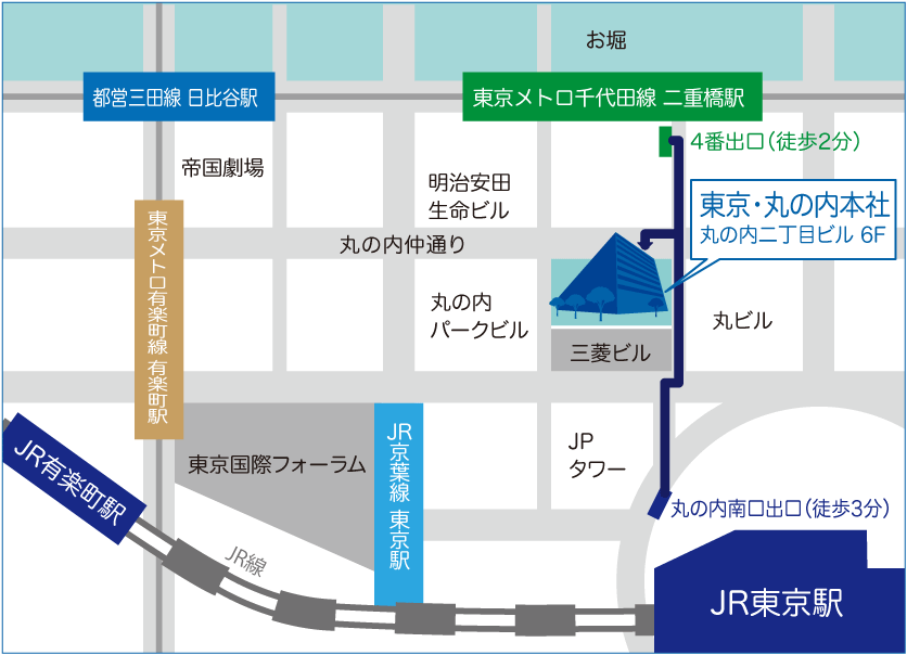 最寄りの交通機関 マップ
